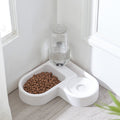 2-in-1 Automatic Pet Feeder & Water Dispenser | No-Spill Design for Dogs & Cats